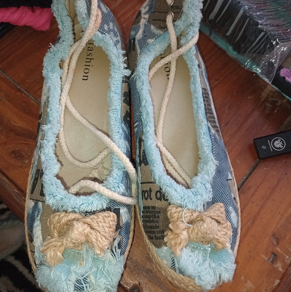 Women's boho lace up shoes